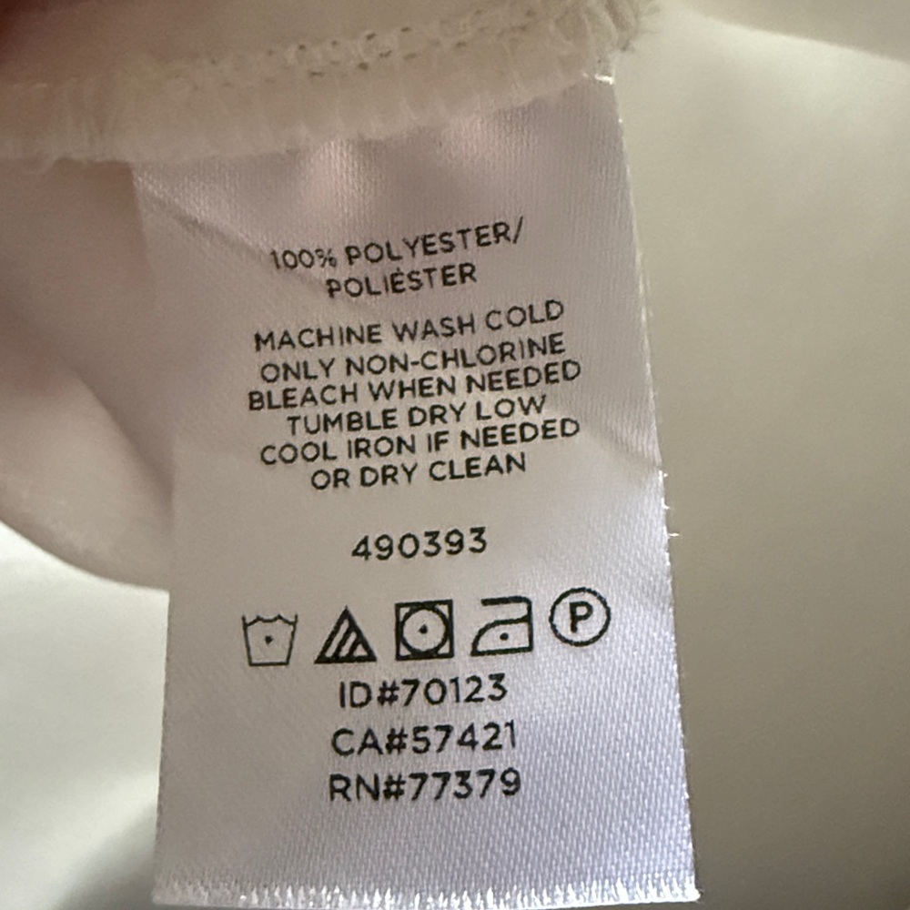 Ann Taylor Ivory Long Sleeve Peasant Top Medium - Picture 10 of 10